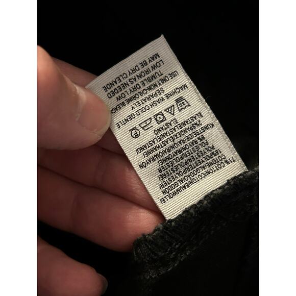 Free People Black Distressed Skinny Leg Jeans, Size 28 - Picture 4 of 5